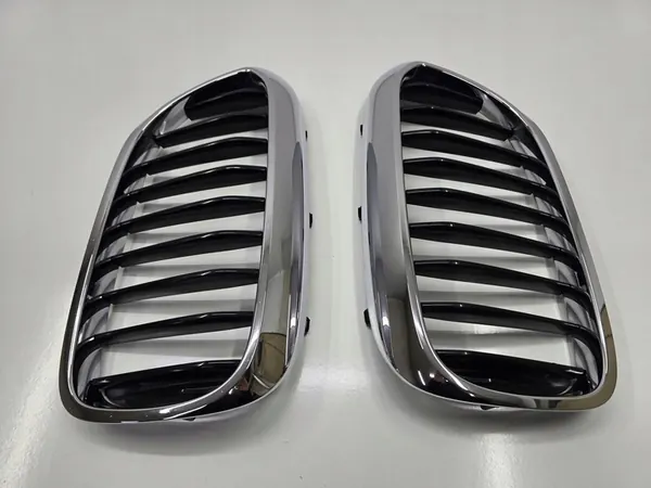 Front Bumper Kidney Grille for BMW 5 G30 G31 17- L+P Set image 4