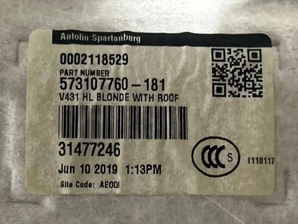 Tête de pavillon Volvo OE d'occasion OEM 31477246 - 2.0L 2023 image 3