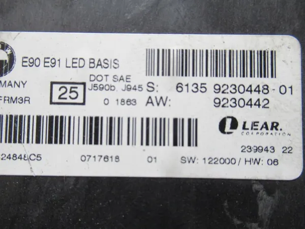 BMW LED Ohjausmoduuli OEM 9230448 image 3
