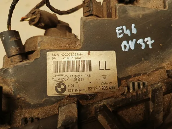 Farol esquerdo BMW 3 E46 6906493 image 8