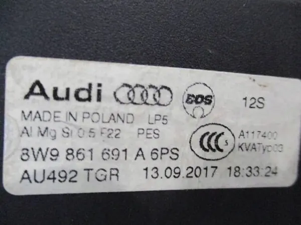 Audi A4 B9 Store de Coffre OEM 8W9861691-123ds-aab193-98e756 image 7