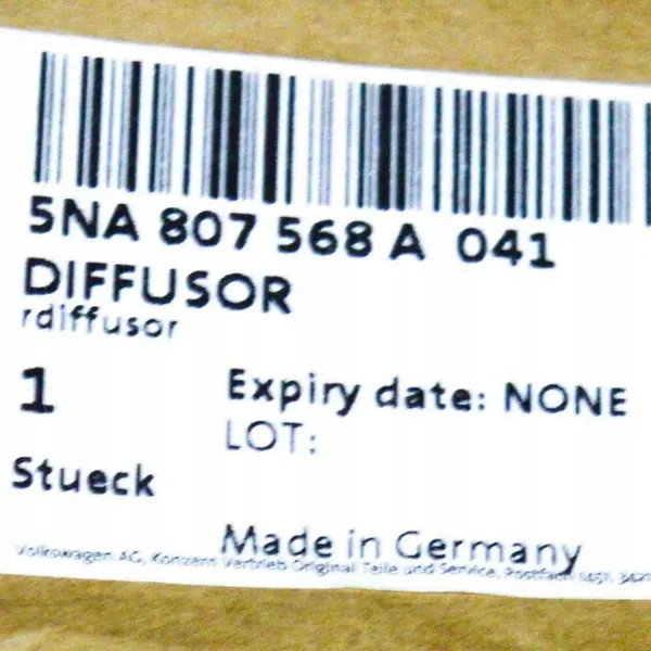 Bakre Stötfångardiffusor VW Tiguan 2018 5NA807568A041 image 9