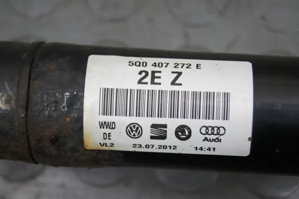 Höger Fram Lång Drivaxel OEM 5Q0407272E image 4