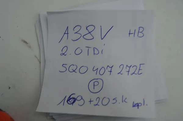 Höger Fram Lång Drivaxel OEM 5Q0407272E image 9