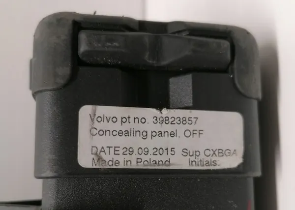 VOLVO XC60 I Trunk Cover 08-17 OEM 39823857 image 9