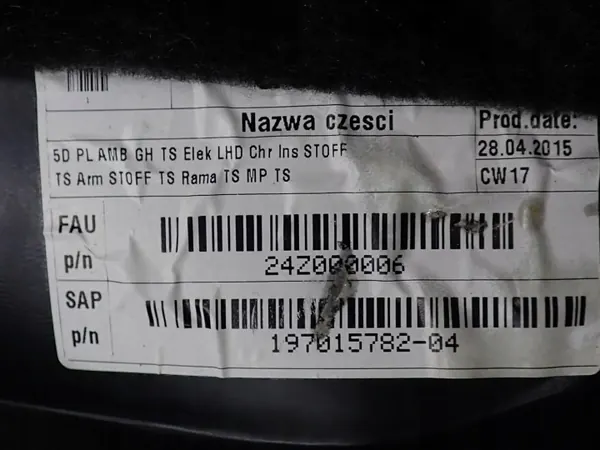 Painel Porta OEM 5G4867011 Esquerdo Dianteiro VW Golf VII image 5