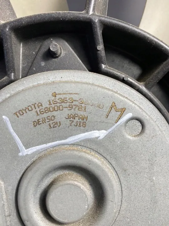 Kylarfläkt Lexus LS 4 OEM 1671138100 (2006-2009) image 8