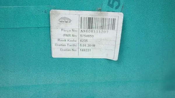 Vasen Sivupelikotelo OEM A9608111207 Mercedes Actros MP4 image 5