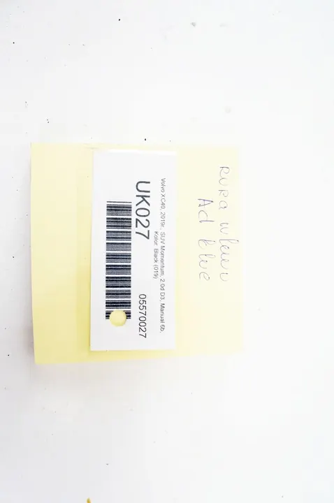 Volvo XC40 D3 2.0d Tuyau de Remplissage AdBlue UK027 P31452767 image 4