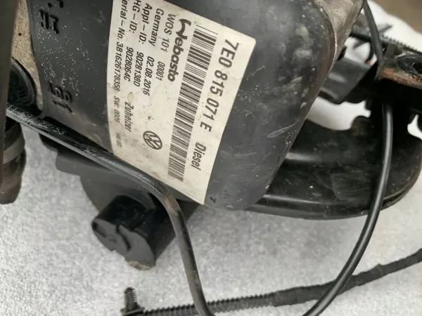 Webasto Standheizung OEM 7E0815071E für VW T6 image 6