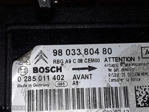 Peugeot 208 ECU OEM 9803380480 - Gebraucht image 4