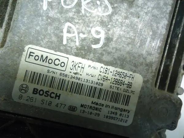 Ordinateur Moteur Ford Fiesta MK7 1.0 EcoBoost C1B1-12A650-FH image 3