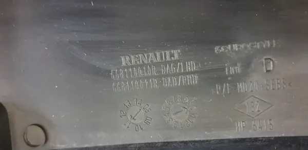 Renault Master III etupyyhinvarsi OEM 668110010R image 3