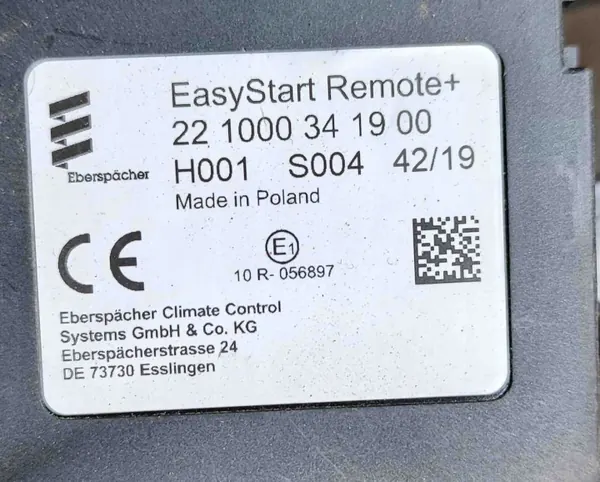 Chauffage Webasto OEM 221000341900 pour Renault Master III image 7