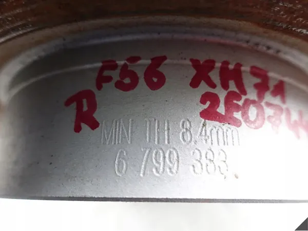 Disco de Freio + Pastilhas Traseiras MINI F55 F56 F57 image 2