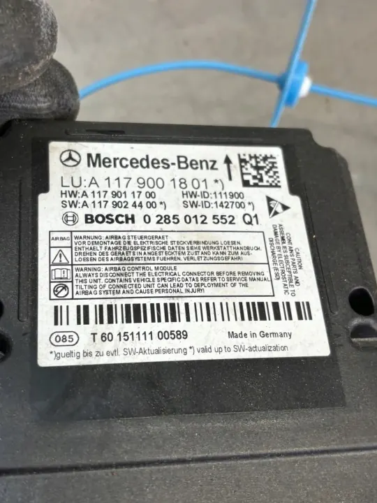 Airbag-sensor OEM A1179001801 voor Mercedes W117 image 3
