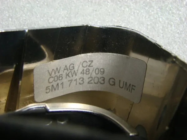 Pommeau de vitesse DSG VW Golf Plus OEM 5M1713203G image 4