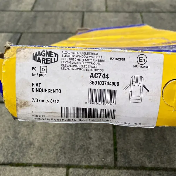 Elevador de vidro elétrico Magneti Marelli 350103744000 image 2