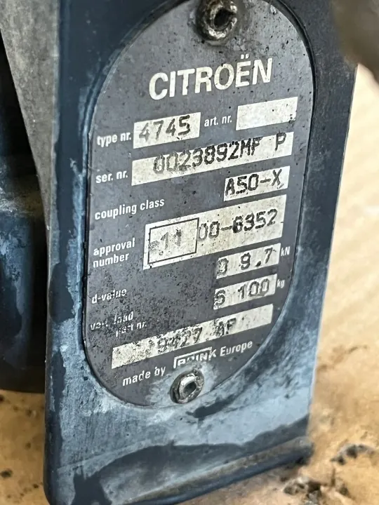 Peräkärrykoukku OEM HAK HOLOWNICZY Citroen C4 Picasso image 3
