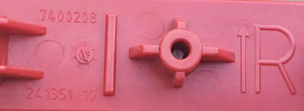 Rechter hinterer Stoßfängerreflektor BMW F30 LCI 7400208 image 4