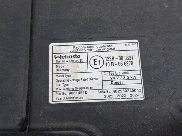 Boîtier Webasto Chauffage Renault T Range 7482259505 image 5