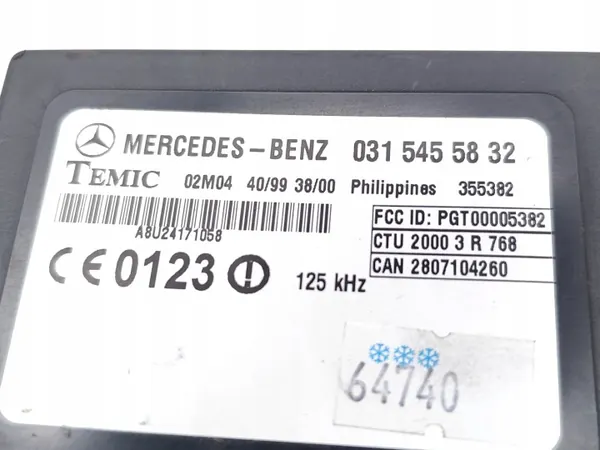 Module Immobilisateur Mercedes OEM 0315455832 image 7