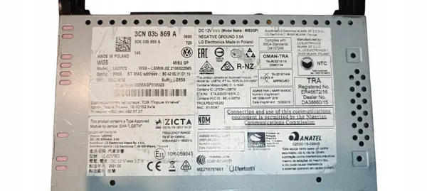 Pantalla Radio VW T6/T6.1 OEM 3CN035869A Original image 10