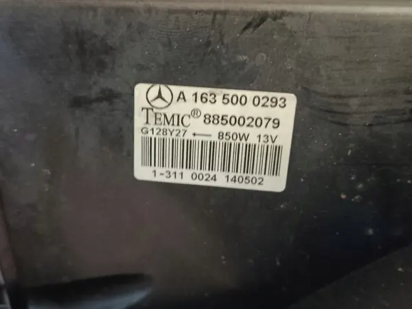 Radiator Set Mercedes ML W163 CDI A1635000293 image 10