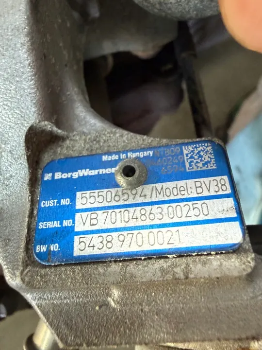 TURBINA OPEL ASTRA 1.6 image 2