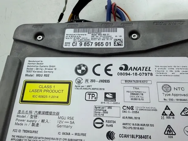 Lecteur DVD OEM 9840573 pour BMW G30 G31 G32 image 10