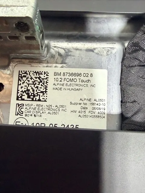 Lecteur DVD OEM 9840573 pour BMW G30 G31 G32 image 4