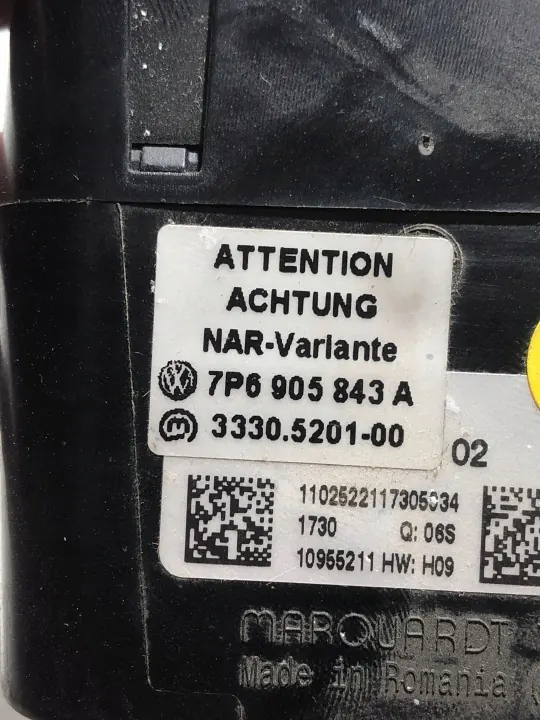 OEM 7P6905843A Interruptor de encendido VW Touareg II image 3