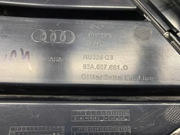 Griglia paraurti anteriore sinistra Audi Q3 II S-Line OEM image 3