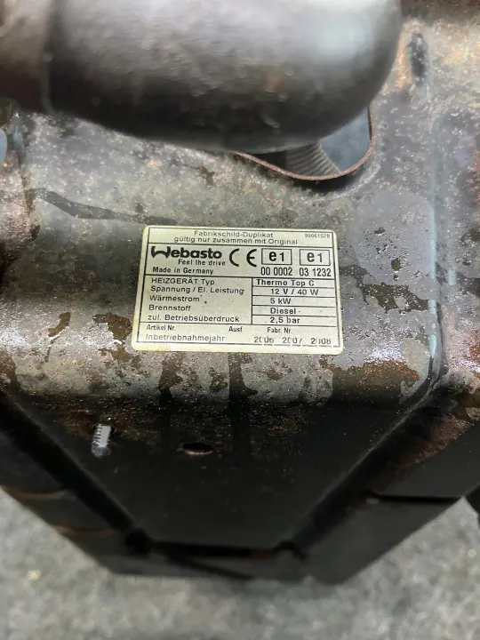 Webasto 66724C 5kW Diesel parkeerverwarming 12V image 7