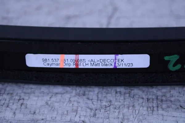 Rail de toit gauche OEM 98153748109 Noir Mat image 3