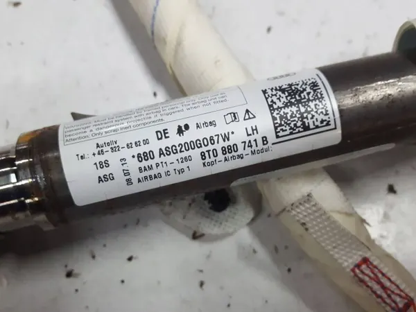OEM 8T0880741B Vorhangairbag links für Audi A5 8T image 3