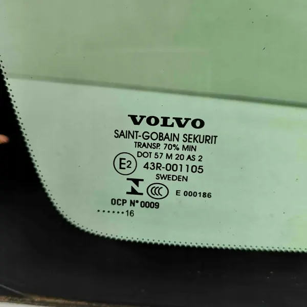 Begagnat vänster bakruta OEM 43R001105 Volvo XC60 image 5