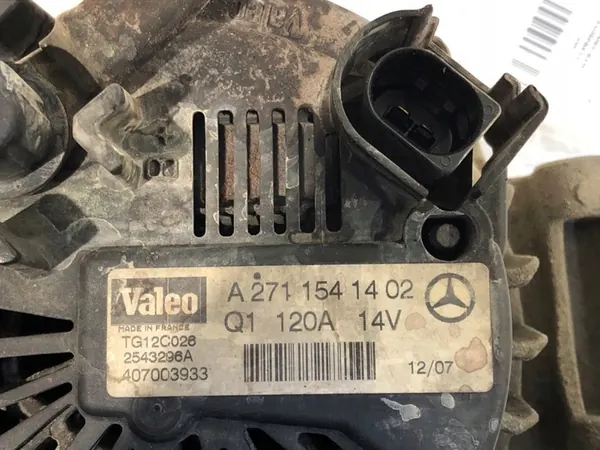 ALTERNATOR MERCEDES W204 1.8 184HV 07-15 A2711541402 image 3