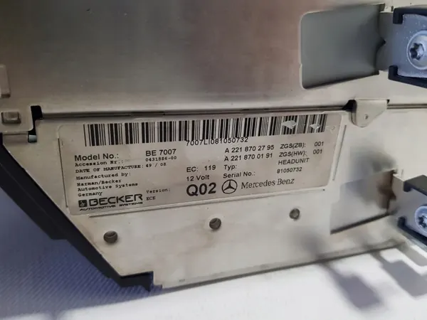 Trocador CD Mercedes OEM A2218702795 - Usado image 5
