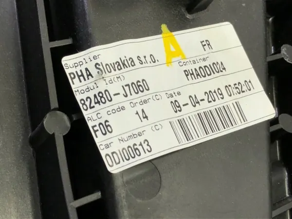 OEM 82480-J7060 Etu Oikea Ikkunanostin Kia Ceed image 3