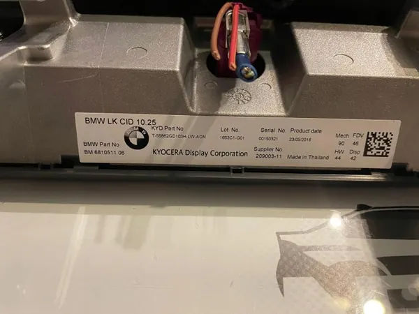 Écran CID BMW 6810511 10,25" pour Série 5 G30/G31 image 6