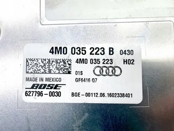 OEM 4M0035223B Äänenvahvistin Audi Q7 4M Bose image 4