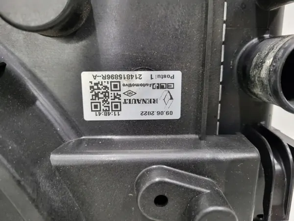 CHŁODNICA WODY KLIMY WENTYLATOR RENAULT CLIO V CAPTUR 1.0 TCE image 3