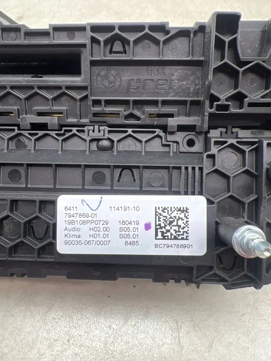 BMW klimatpaneler OEM 7947869 för 5-serien image 4