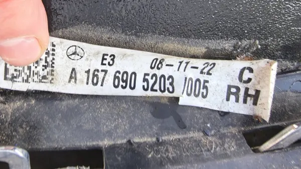Ponta de escape direita Mercedes GLE OEM A1678853007 image 3