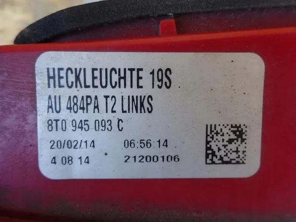 AUDI A5 8T8 Sportback Conjunto de Luces LED Traseras image 10