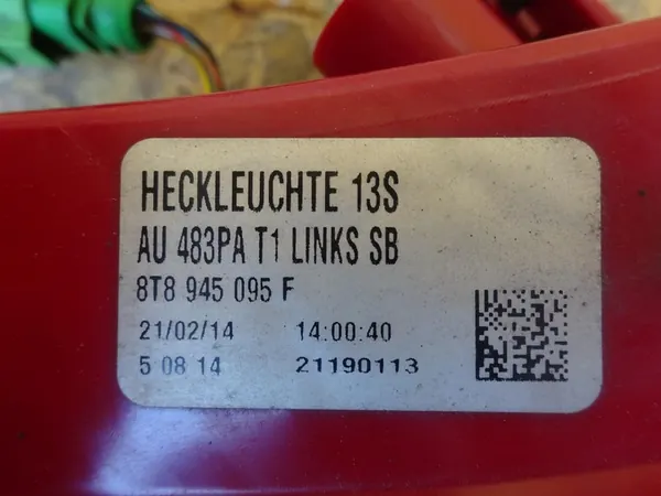 AUDI A5 8T8 Sportback Conjunto de Luces LED Traseras image 4