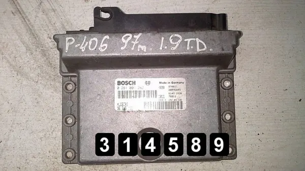 ECU Peugeot 406 OEM AM-314589 - Modelo 1997 image 2