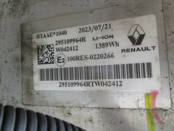 Renault OE Batterie OEM 295109964R - 1Ah Gebraucht image 8