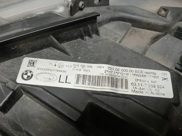 Farol dianteiro direito BMW 3 III F30 F31 image 7